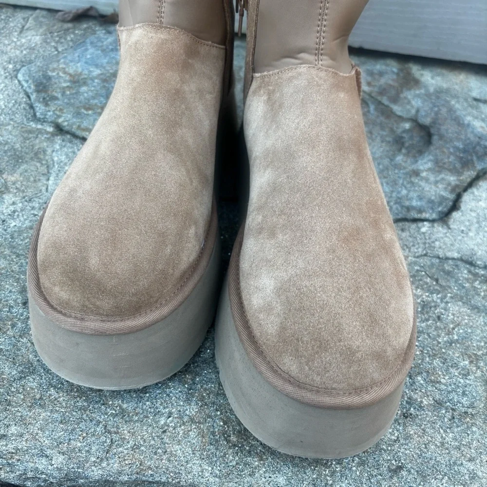 UGG Classic Dipper Platform Boots Size 10 - Picture 3 of 14